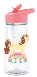 drinkfles Paard meisjes 450 ml polyetheen roze