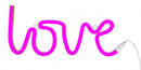 lamp neon Love junior 38 cm PVC roze