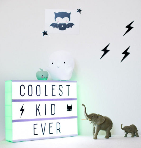 lightbox cijferset 6,5 cm zwart 85-delig