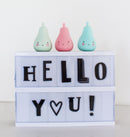 lightbox letterset Funky 6,5 cm zwart 85-delig