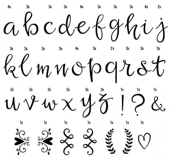 lightbox letterset junior 6,5 cm zwart 85-delig
