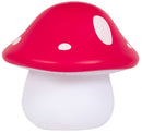 nachtlamp Paddenstoel junior 11 cm PVC rood