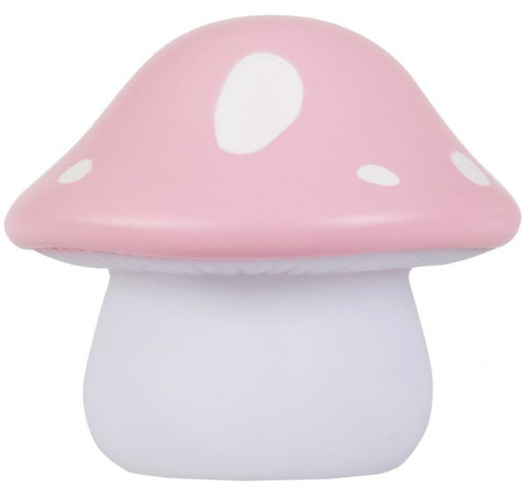 nachtlamp Paddenstoel junior 11 cm PVC roze