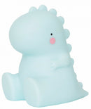 nachtlamp T-Rex junior 12,5 cm PVC blauw