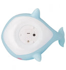 nachtlamp Walvis junior 13 cm PVC blauw