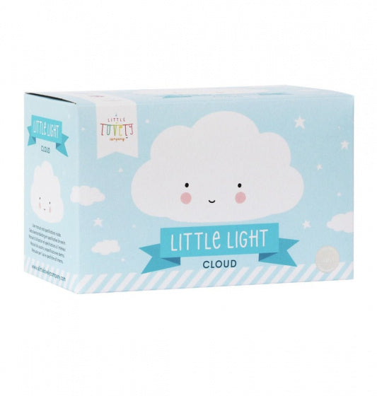 nachtlamp Wolkje junior 16,5 cm PVC wit