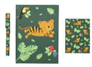 schrijfset Jungle junior papier groen 3-delig