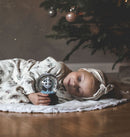 sneeuwbol Panda junior 14,5 cm acryl zwart