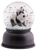 sneeuwbol Panda junior 14,5 cm acryl zwart