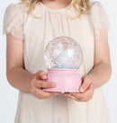 sneeuwbol Zwaan meisjes 14,5 cm acryl roze