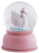 sneeuwbol Zwaan meisjes 14,5 cm acryl roze