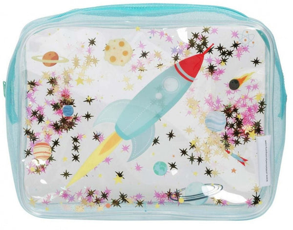 toilettas Space junior 1,5 liter PVC blauw