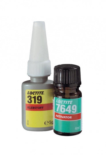ruitenlijm met activator 319 & 7649 5 gr & 4 ml 2 stuks