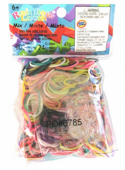 loombandjes rainbow junior rubber 625-delig