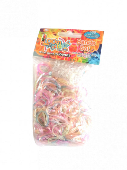 loombandjes glitter junior rubber 603-delig