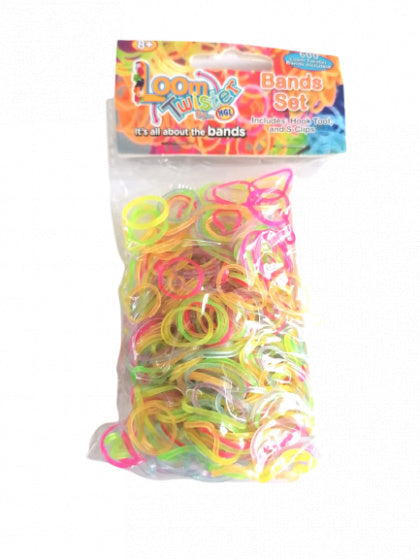 loombandjes glow in the dark junior rubber 603-delig