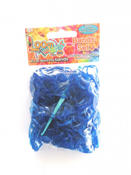 loombandjes junior rubber blauw 300-delig