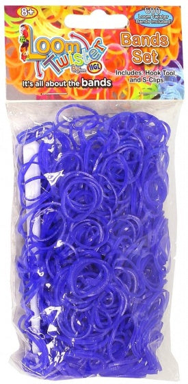 loombandjes junior rubber blauw 603-delig