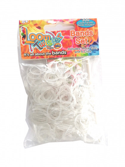 loombandjes junior rubber transparant 300-delig