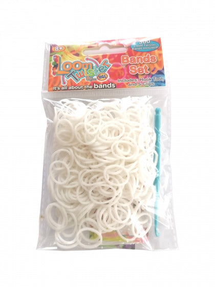 loombandjes junior rubber wit 300-delig