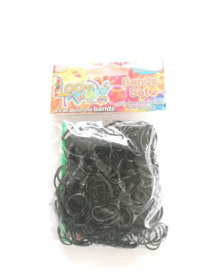 loombandjes junior rubber zwart 300-delig