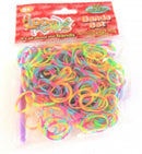 loombandjes streep junior rubber 300-delig