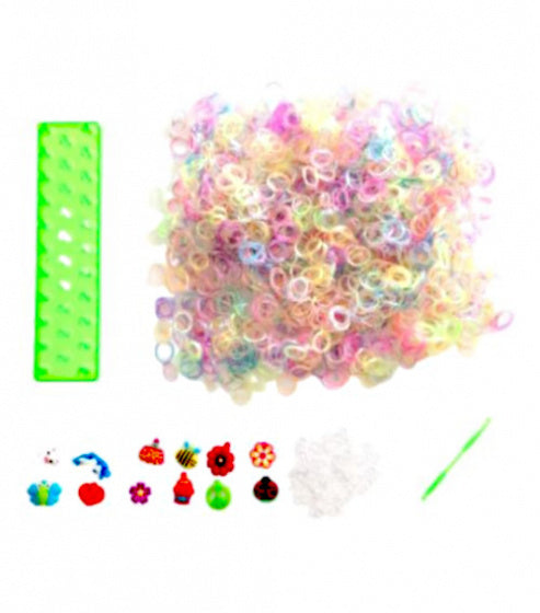 loombands glitter startersset groen 2400-delig