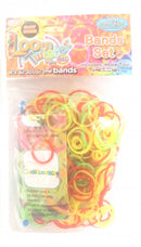 loombands junior rubber geel/rood/groen 300-delig