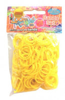loombands met geur junior geel 300-delig