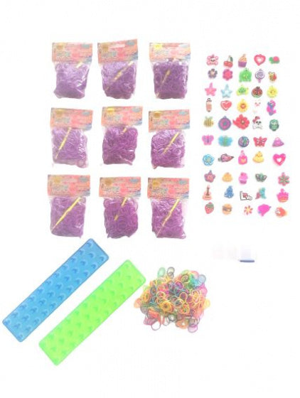 loombandsset met geur junior paars 3100-delig