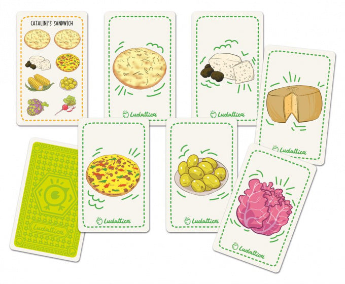 kaartspel Sandwich Time junior karton 66 kaarten
