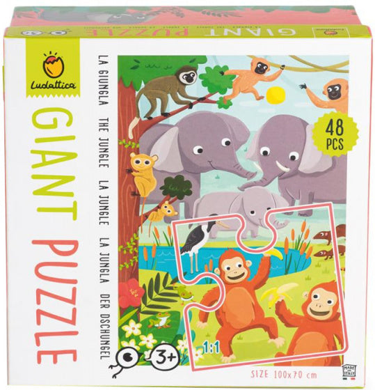 legpuzzel Giant Puzzle Jungle junior 48 stukjes