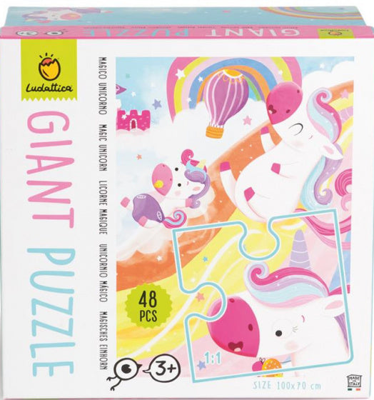 legpuzzel Giant Puzzle Magic Unicorn 48 stukjes