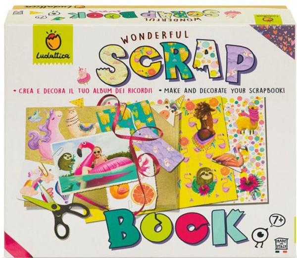 plakboek Scrapbook 34 x 27,5 x 8 cm 12 pagina's