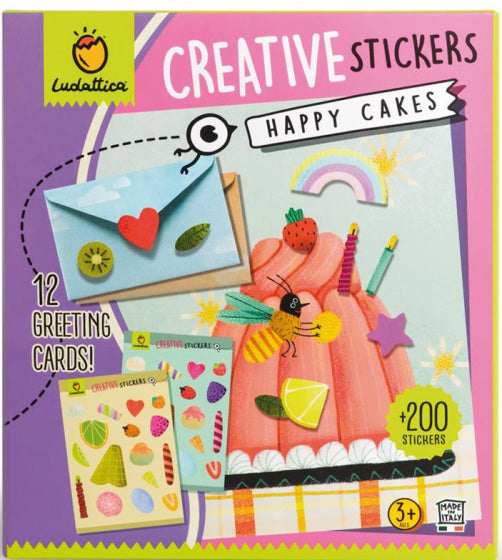 stickers Creative - Happy Cakes junior 200 stuks