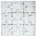 kussenpuzzel junior 145 cm katoen wit/blauw 9-delig