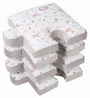 kussenpuzzel junior 145 cm katoen wit/bruin 9-delig