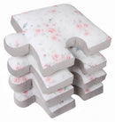 kussenpuzzel junior 145 cm katoen wit/roze 9-delig