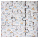 kussenpuzzel junior 145 x 145 cm katoen wit 9-delig