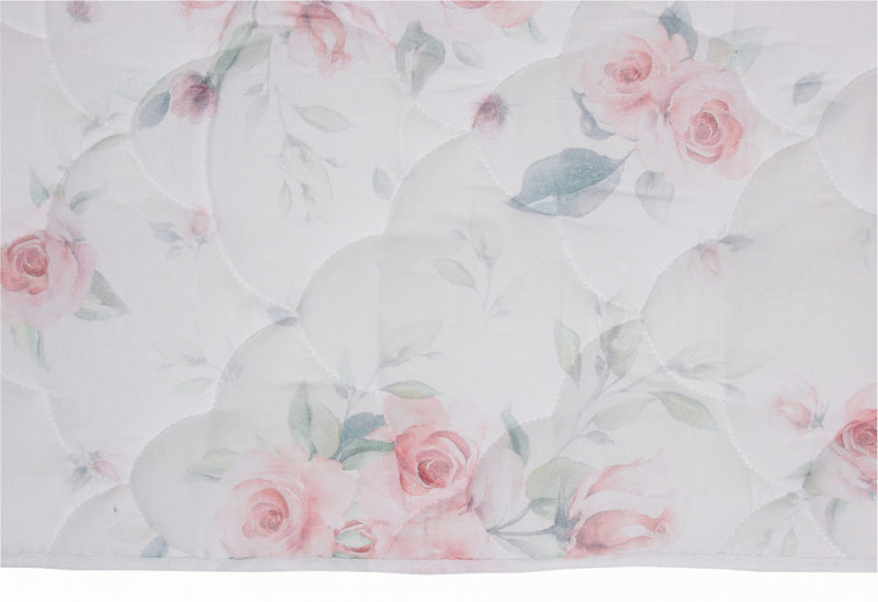 speelmat anti-slip junior 150 x 130 cm katoen wit/roze