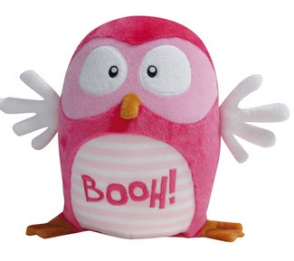 Glow In The Dark Knuffel uil roze 20 cm