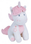 knuffel Glow In The Dark - Eenhoorn 24 cm wit/roze