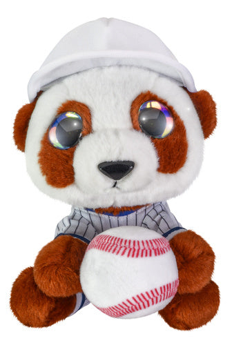 knuffel hond baseball Babe junior 15 cm pluche bruin