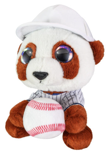 knuffel hond baseball Babe junior 15 cm pluche bruin
