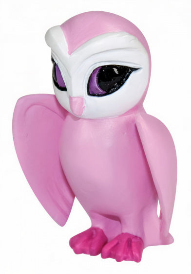 speelfiguur Pollo uil junior 10 cm ABS roze