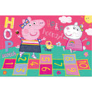 vloerpuzzel 2-in-1 Peppa Pig junior 90 cm 48-delig