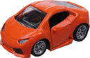 auto Speed laag 7,5 x 4,5 x 3,5 cm 1:48 diecast oranje