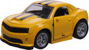 auto Speed streep 7,5 x 4,5 x 3,5 cm 1:48 diecast geel