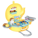 bakkerij trolley junior geel/grijs 32-delig