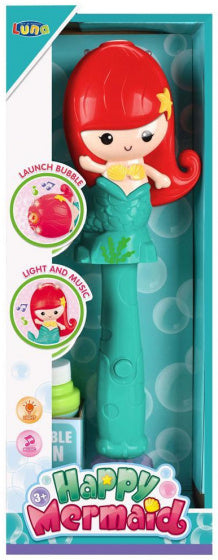 bellenblaasmachine Bubble Mermaid  junior groen 2-delig